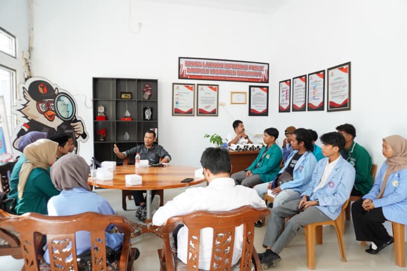 BEM PTNU Indramayu Audiensi ke Bawaslu, Bahas Pendidikan Politik dan Penguatan Demokrasi Kampus
