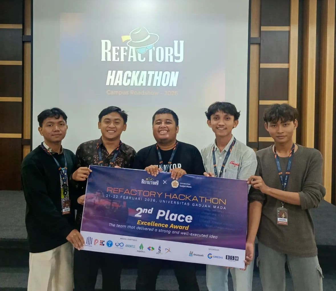 Mahasiswa Polindra Raih Juara II Nasional di Refactory Hackathon 2026