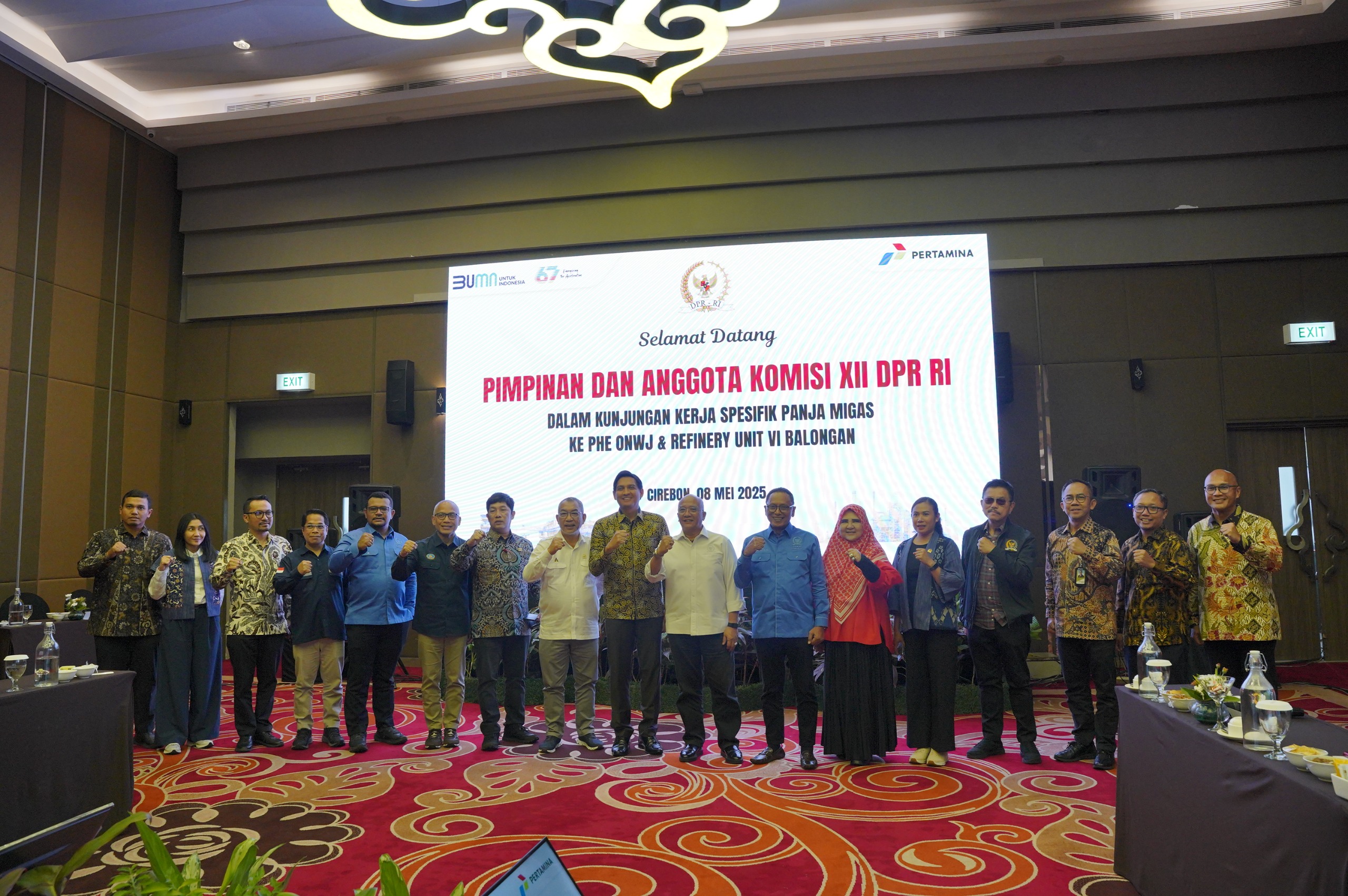 Kilang Balongan Paparkan Strategi Peningkatan Produksi dan Keselamatan Migas ke Komisi XII DPR RI
