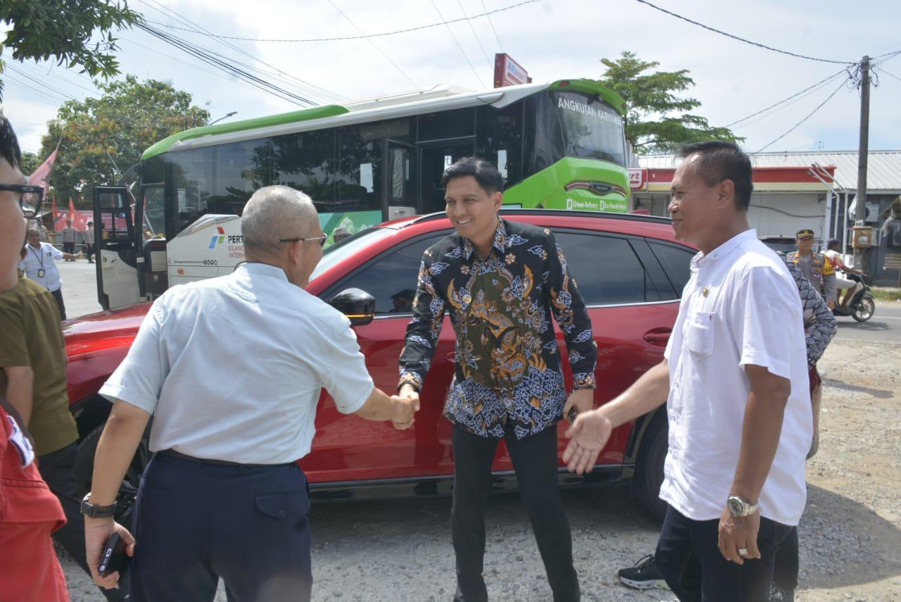 Bupati Lucky Hakim Tinjau Proyek Buffer Zone Kilang Balongan, Dukung Keselamatan dan Ketahanan Energi