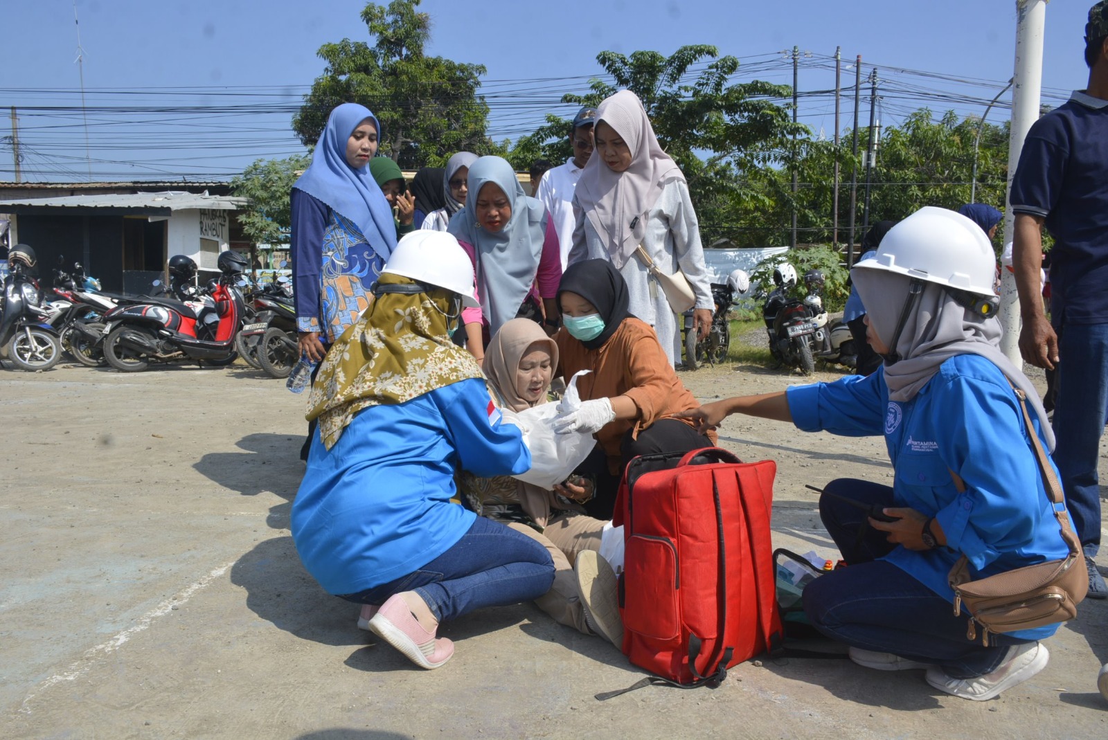 Simulasi Bencana di Desa Sukaurip, Kilang Balongan Tegaskan Komitmen CSR yang Berdampak Nyata