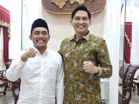Anggota DPRD, Sadar, Temui Bupati Lucky Hakim, Satukan Misi untuk Masa Depan Indramayu