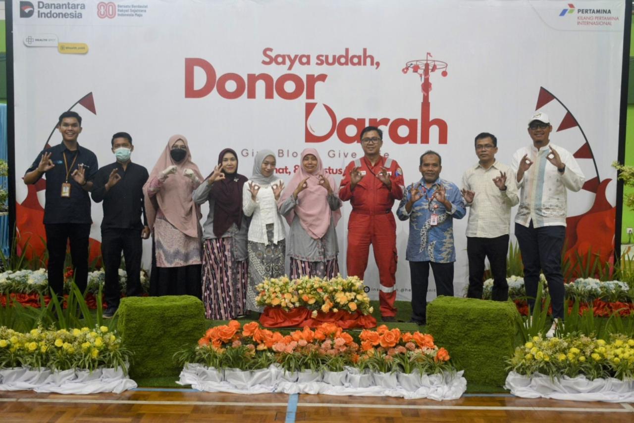 218 Labu Darah Terkumpul, Bukti Nyata Kepedulian Perwira Kilang Balongan