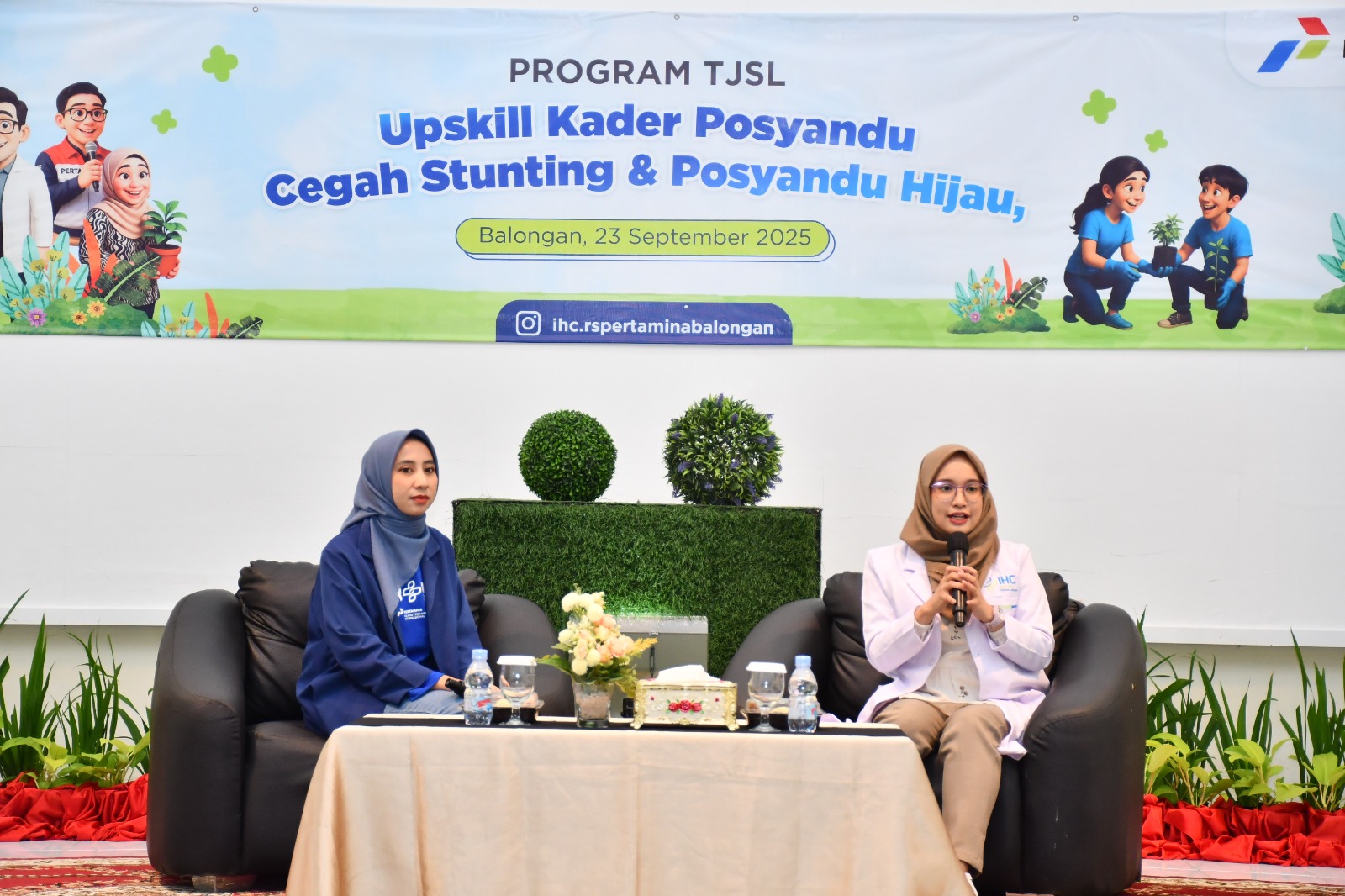 Cegah Stunting, RSPBL dan PT KPI RU VI Latih Kader Posyandu Tujuh Desa di Balongan