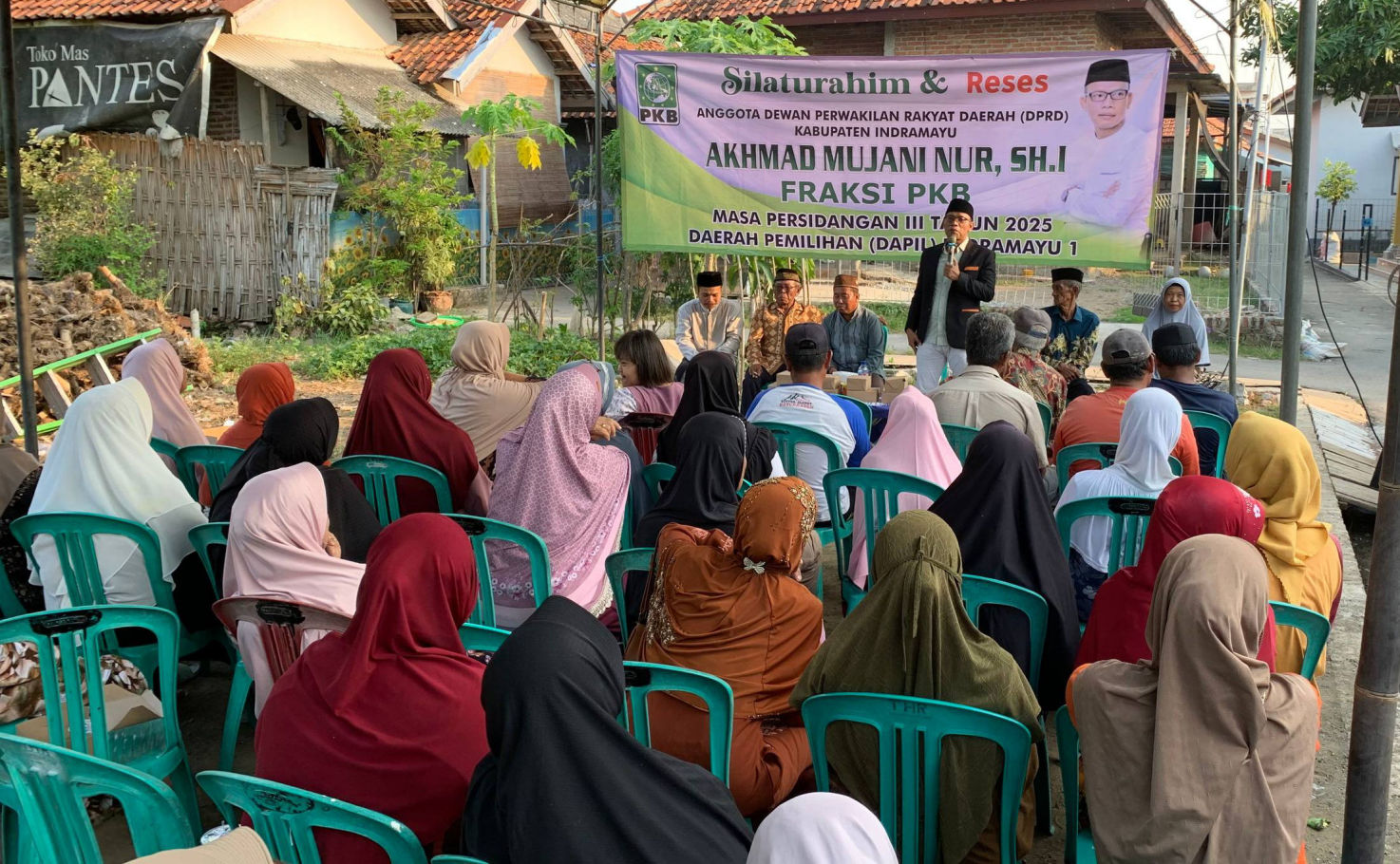 Serap Aspirasi di Sukareja, Akhmad Mujani Nur Janji Perjuangkan Perbaikan Irigasi dan Nasib Petani