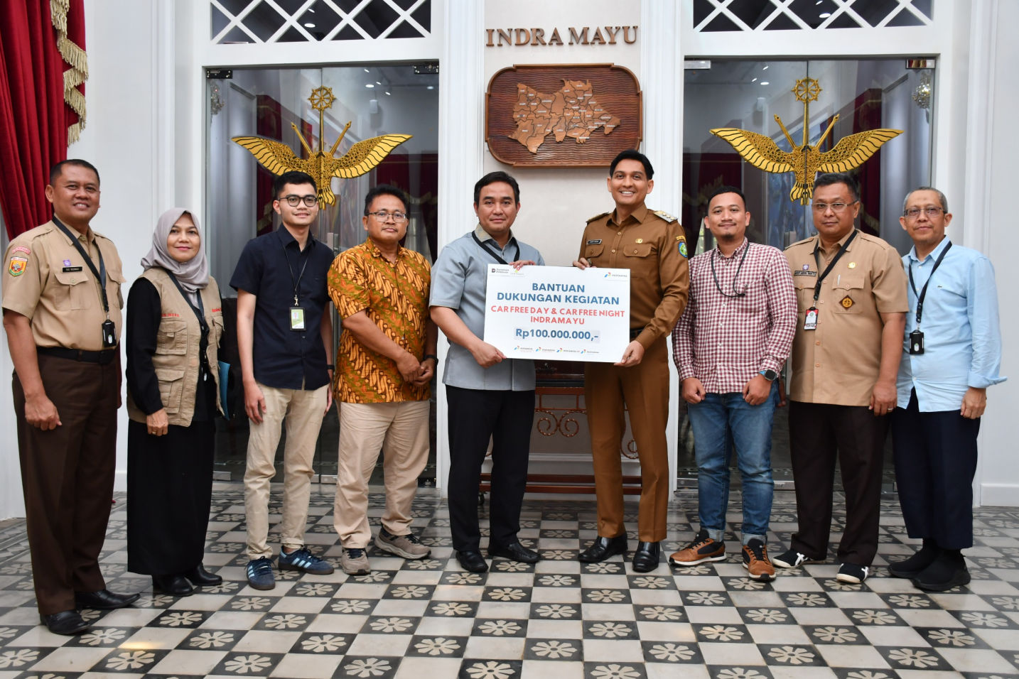 Bersinergi untuk Warga, Pertamina Balongan Dorong Masyarakat Hidup Sehat lewat Car Free Day and Night