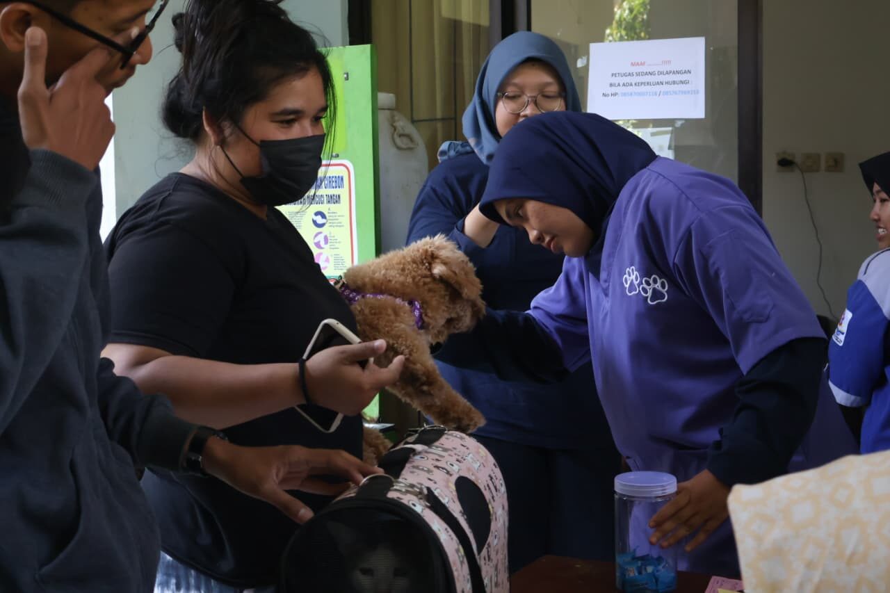 Peringati World Rabies Day, Distan Kabupaten Cirebon Gelar Vaksinasi Rabies Gratis