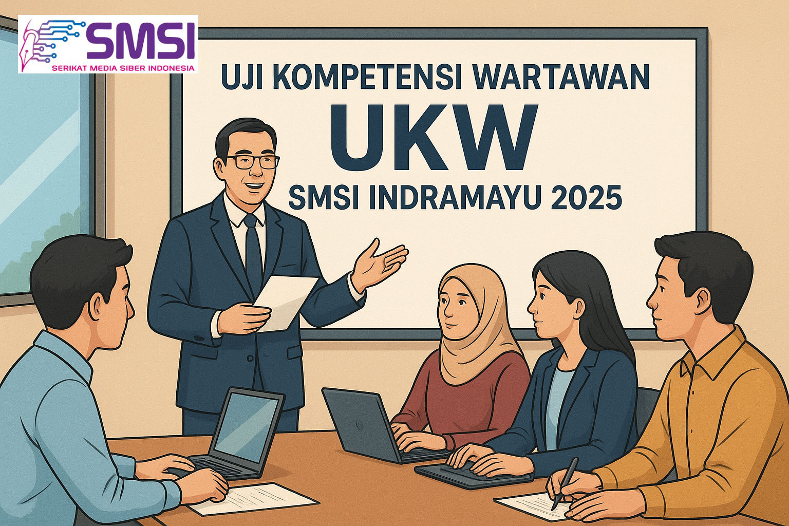 Rayakan Hari Jadi Indramayu ke-498, SMSI Persembahkan UKW untuk Wartawan Berkualitas