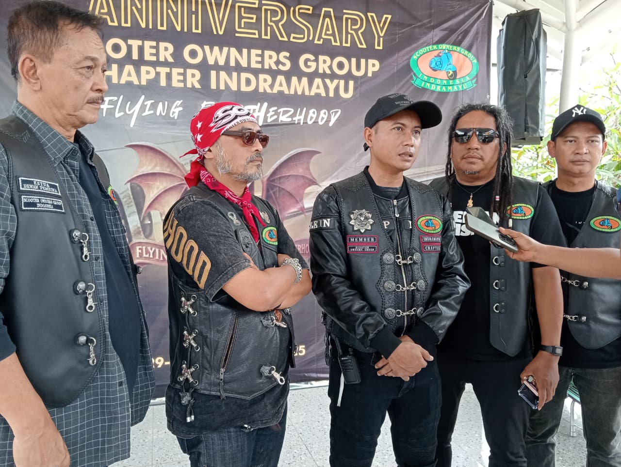 SOG Indramayu Rayakan Anniversary Pertama, Ratusan Scooterist Hadir dari Berbagai Daerah