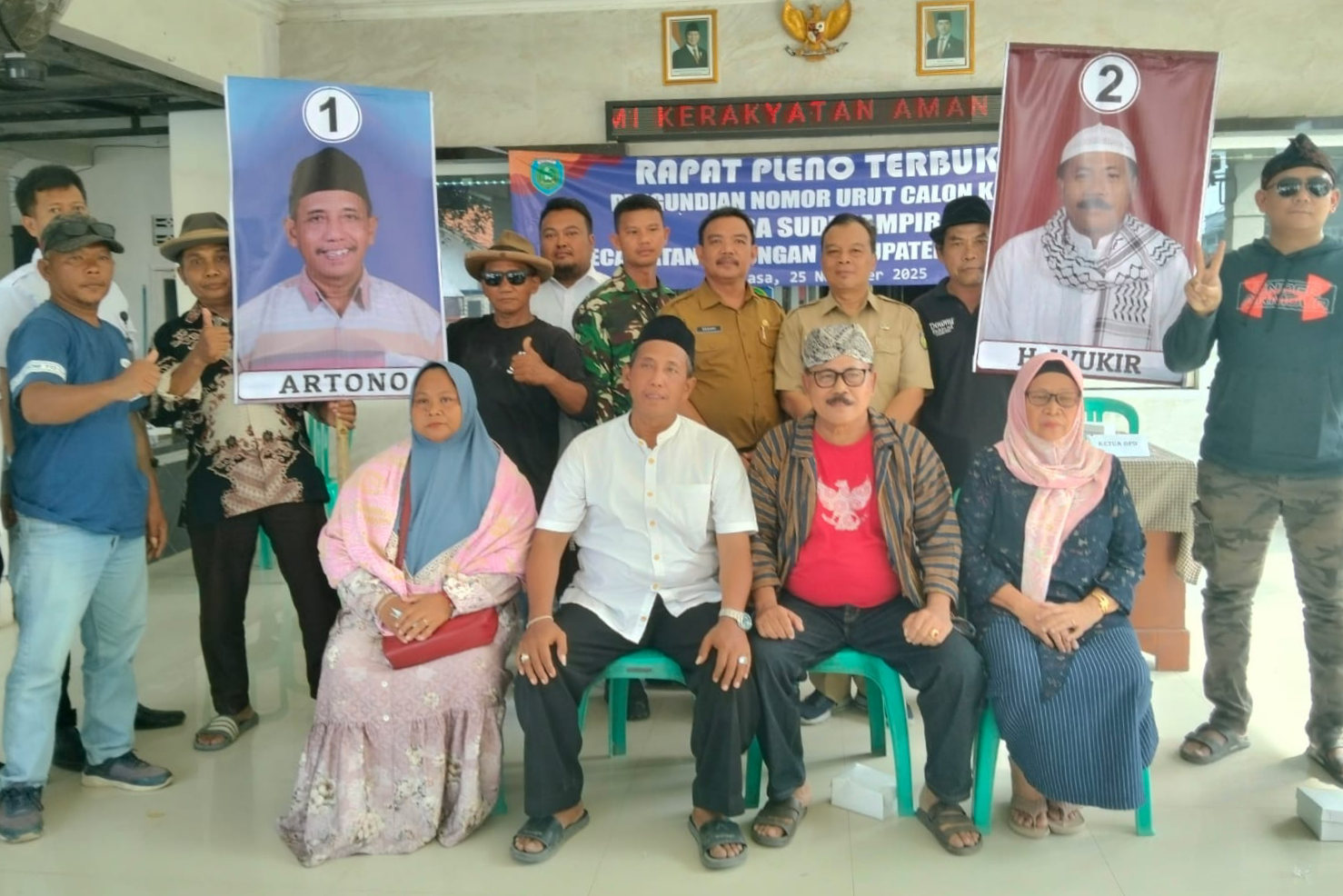 Hasil Pengambilan Nomor Urut Calon Kuwu 4 Desa di Kecamatan Balongan, Berikut Daftar Lengkapnya