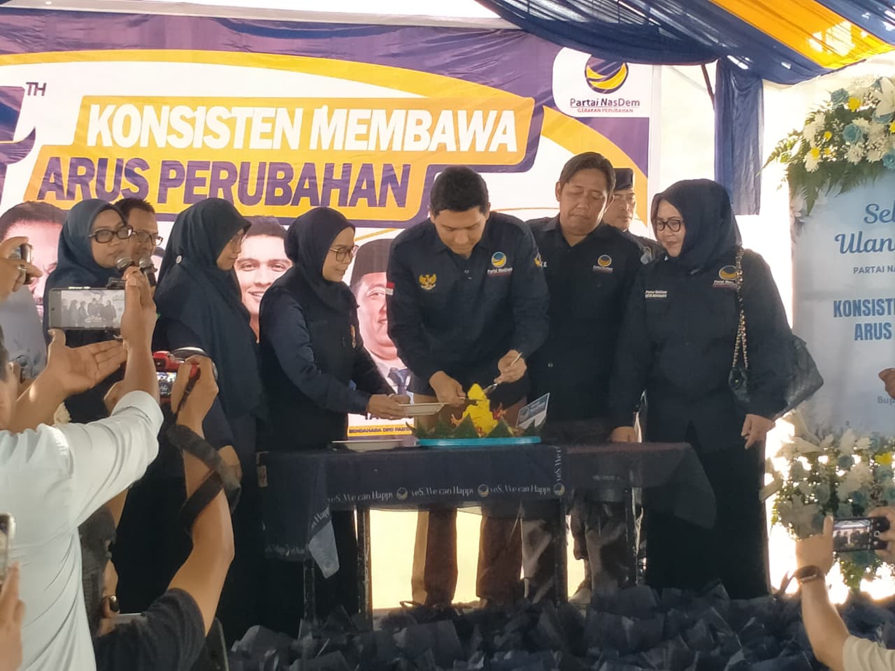 Partai NasDem Indramayu Rayakan HUT ke-14, Targetkan 10 Kursi di Pemilu Mendatang